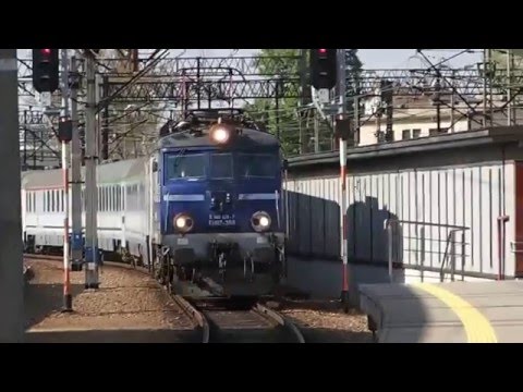 EU07-369 z IC 6306 Malczewski wjeżdża do stacji Kraków Główny