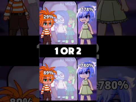 1 or 2? #gacha #insideout2 #insideout #gachaclub #gachalife #trend #shorts