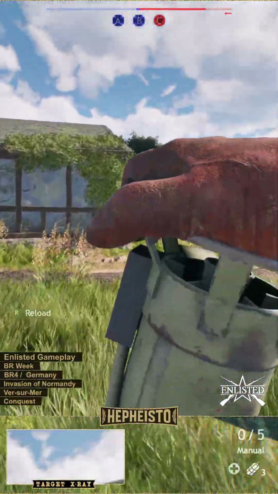 Anti Tank Gunner eliminates M26 with RPzB. 43 Ofenrohr