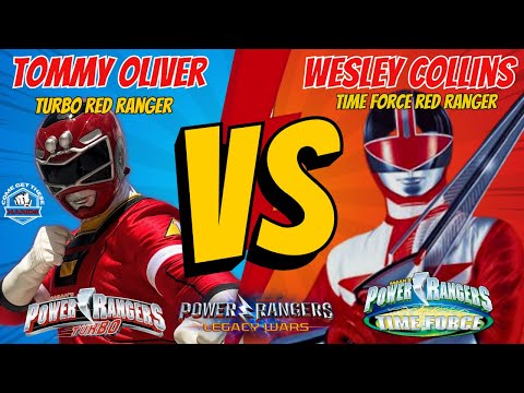 Tommy Oliver Vs Wesley Collins | Power Rangers Legacy Wars