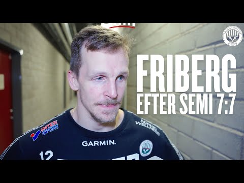 Frölunda: Youtube: Max Friberg efter uttåget i semin