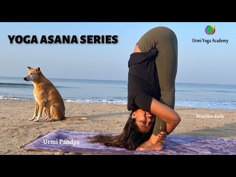 Yoga Asana Series | on the goa beach | Yoga with Urmi Pandya