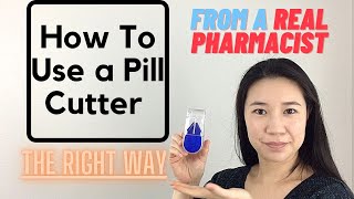 How to CORRECTLY Use a Pill Cutter (that I bought on Amazon) from a Real Pharmacist