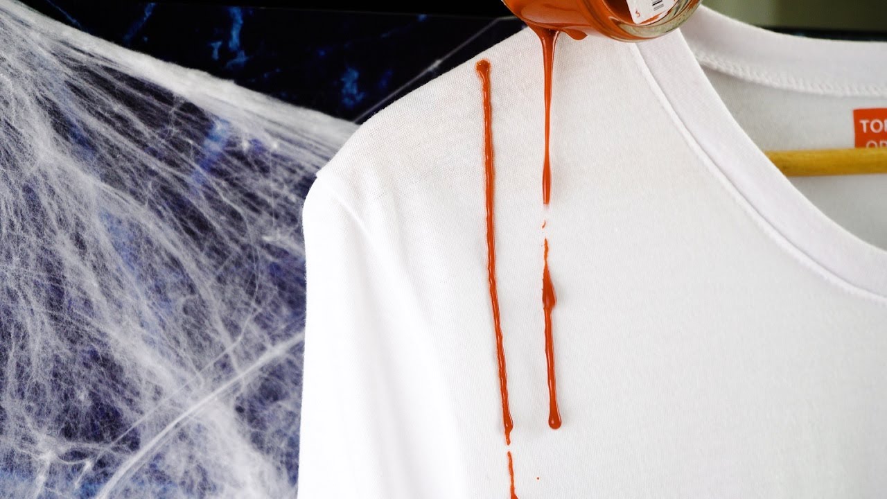 How to Put Fake Blood on a Shirt