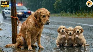 Kind Man Rescues Abandoned Mother Dog and Puppies - It will touch your heart.