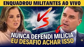 Flávio Bolsonaro DETONA Fake News dos Jornalistas no Roda Viva