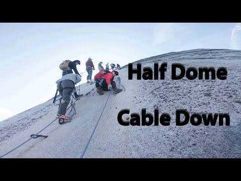 Half Dome Climb 101 - Cables down, No permit, off season Yosemite