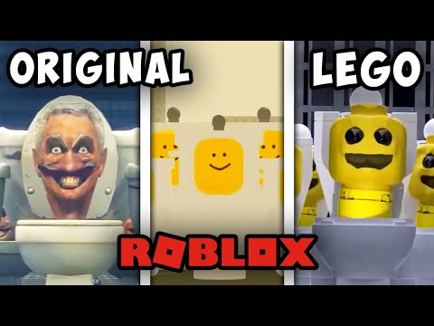 Scooby - Skibidi toilet - ORIGINAL vs ROBLOX vs LEGO vs MINECRAFT SKIBIDI TOILET #13