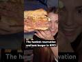 My Honest Review Of The Toughest Reservation In NYC Foodie Shorts Eating Nycfood Burger