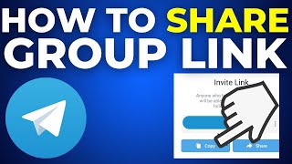 How To Share Telegram Group Link (2024)