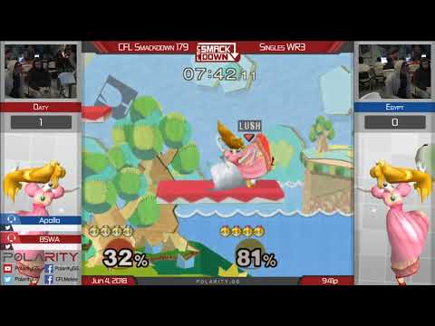 CFL Smackdown 179 Melee - Oaty (Peach) vs Egypt (Peach) - Winners R3