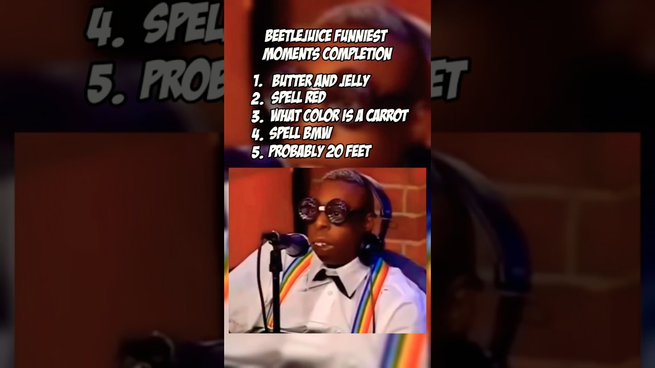 Beetlejuice funniest moments compilation 😂