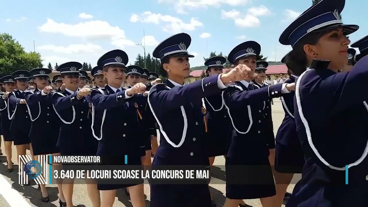 3.640 de locuri scoase la concurs de MAI