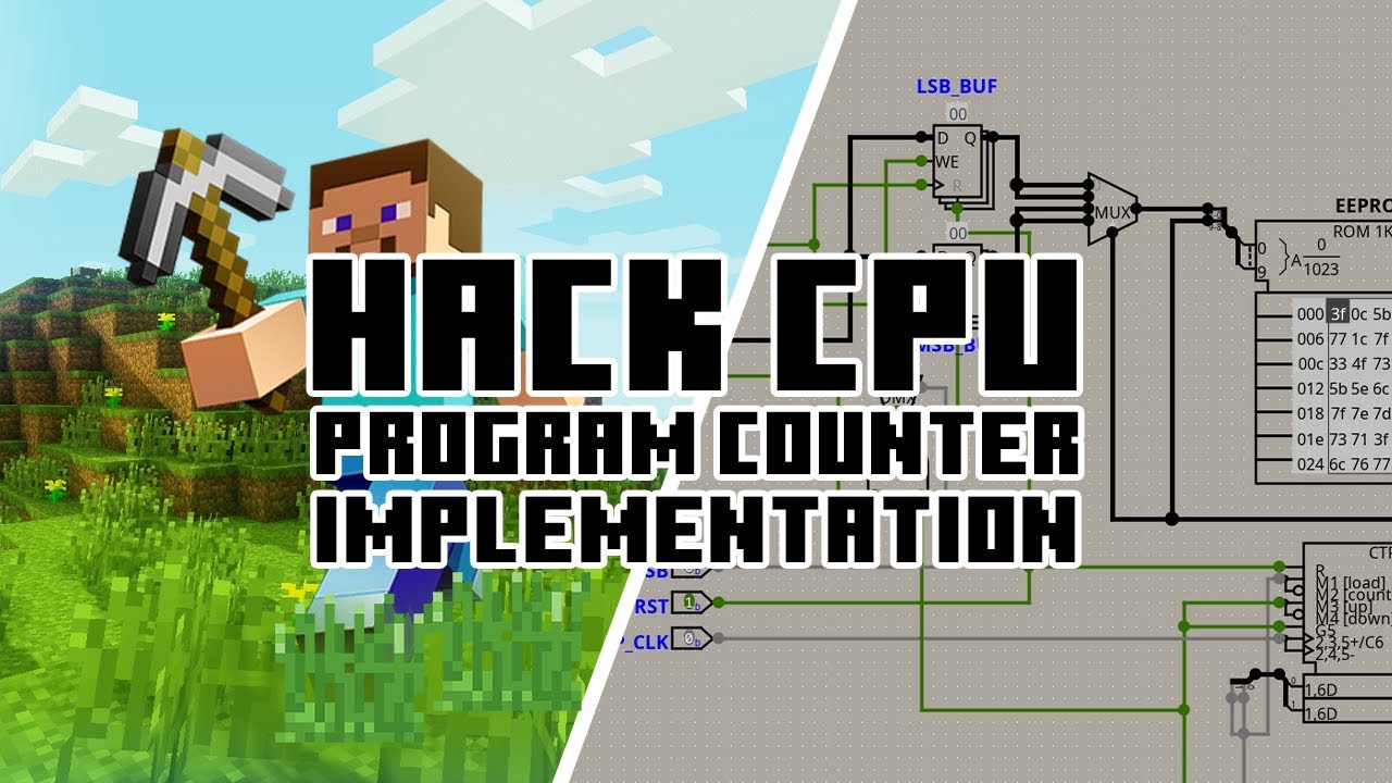 HackCPU Logisim Program Counter Implementation