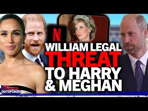 "Sickening" Prince William legal action against Meghan Markle & Prince Harry for exploiting Diana