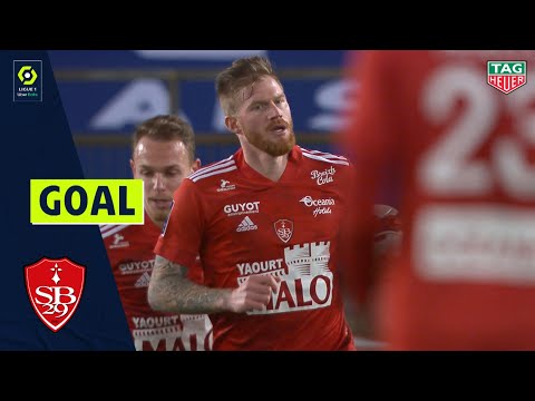 Goal Gaëtan CHARBONNIER (83'-STADE BRESTOIS 29) RC STRASBOURG ALSACE - STADE BRESTOIS 29 2-2 20/21
