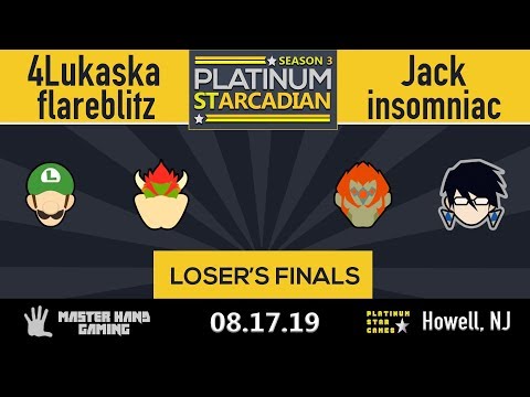 Platinum Starcadian S3 - 4Lukaska + flareblitz vs Jack + insomniac - L Finals