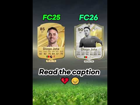 💔#DiogoJota has tragically passed away at28. EA honors him as an ICON in FC26 (read the description)