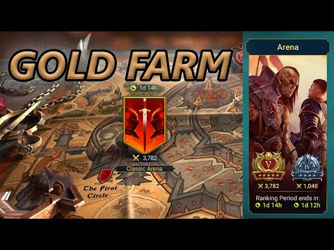 CLASSIC ARENA | GOLD 5 FARM | GREAT HALL LEVELING | Raid: Shadow Legends Arena Teams