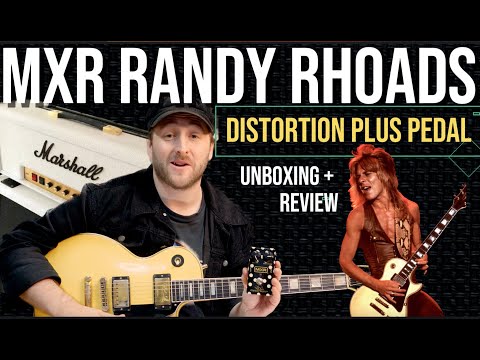 MY MXR RANDY RHOADS DISTORTION PLUS PEDAL FINALLY ARRIVED!