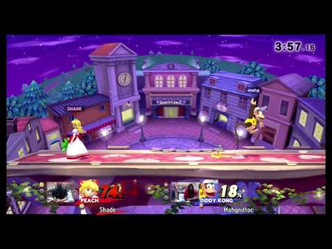 vsHsv s1e7 – Shade (Peach/Bayonetta) vs Mahgnittoc (Diddy Kong) – Winners Semis – Wii U
