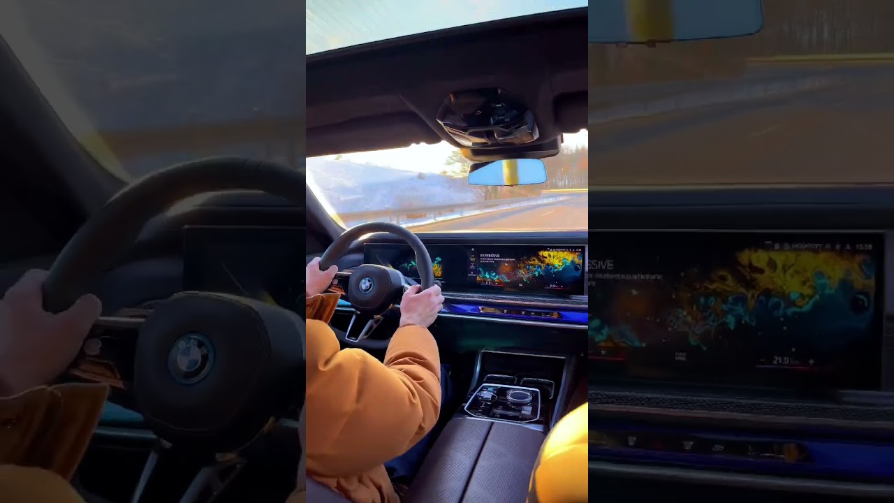 The BMW I7 sounds like a Spaceship!😍😳 Expressive Sound