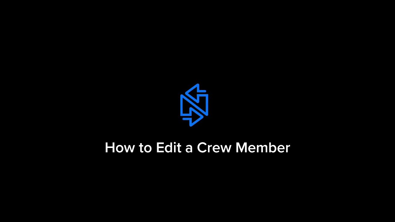 How to Edit a Crew Member