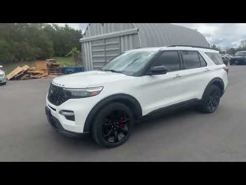 2020 Ford Explorer ST 4WD in White for sale at Finch Chrysler Dodge Jeep Ram Ltd in London, ON