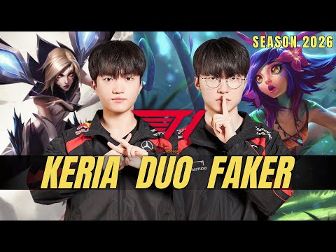 T1 Keria KAI'SA + T1 Faker NEEKO DUO Bot - Patch 26.3 KR Ranked | lolrec