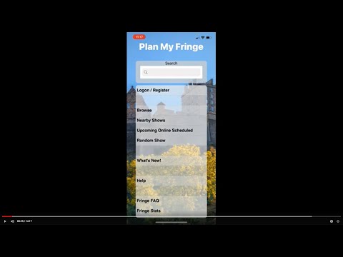 Plan My Fringe