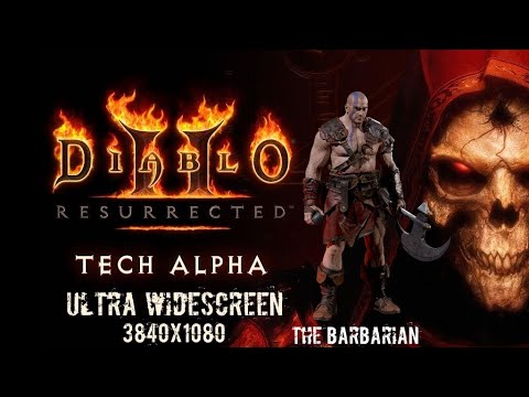 DIABLO II Resurrected (Tech Alpha - 2021) - PC Ultra Widescreen 3840x1080 ratio 32:9 (Samsung CHG90)