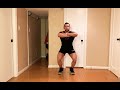 Body weight squats