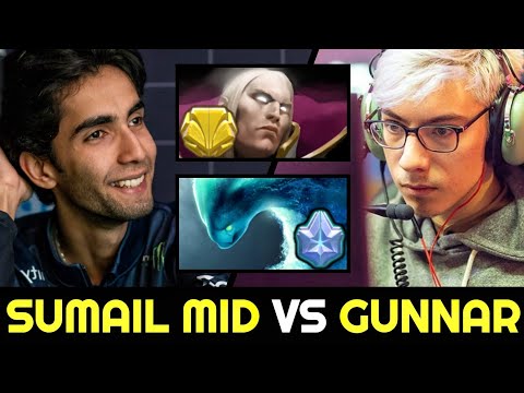 SUMAIL Mid vs GUNNAR — Invoker vs Morphling 100% Destroy 7.27 Dota 2