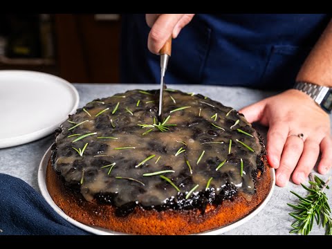 Gregory Gourdet's Incredible Ginger Cake with Maple Glazed Prunes