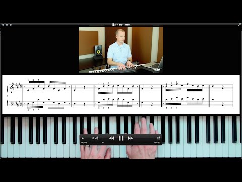 Three steps toward playing piano fluently
