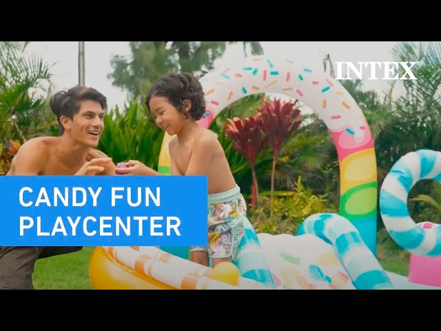 Vídeo relacionado con INTEX 57149NP - Centro de juegos hinchable Candy Zone 295 x 191 x 130 cm, Azul, 2 años a 10 años