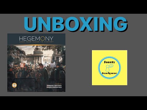 Hegemony: Lead Your Class To Victory - UNBOXING