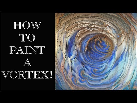 Painting - Acrylic Abstract Art - Painting Tutorial - Shelley Marrs - Demonstration | Vortex