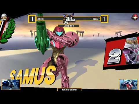 PSpA 2018 - Justin (Sheik) vs Travisty (Samus) - Losers Top 8 - Super Smash Bros. for Wii U
