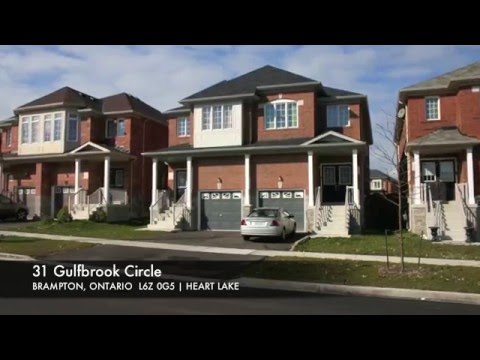 31 GULFBROOK CIRCLE BRAMPTON