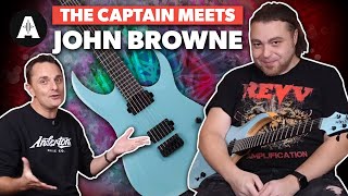 Video thumbnail for The Captain Meets John Browne (Monuments)! - First Look at his New Signature Schecter Guitar! by Andertons Music Co