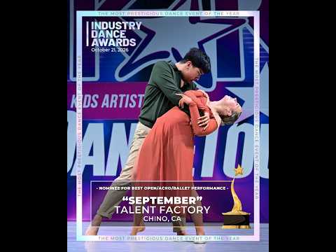 @talentfactoryofficial for “September” in the Best Open/Acro/Ballet Performance category at the 2026