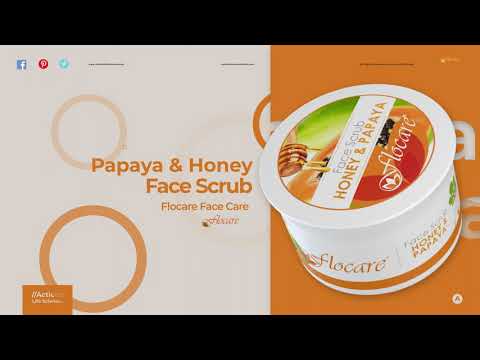 Flocare honey and papaya face scrub for personal