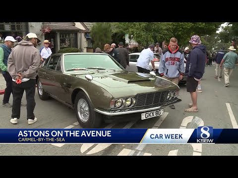 Aston Martin enthusiasts gather in Carmel-by-the-Sea for 'Astons on the Avenue'