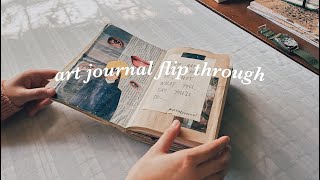 art journal flip through (real time) ♡
