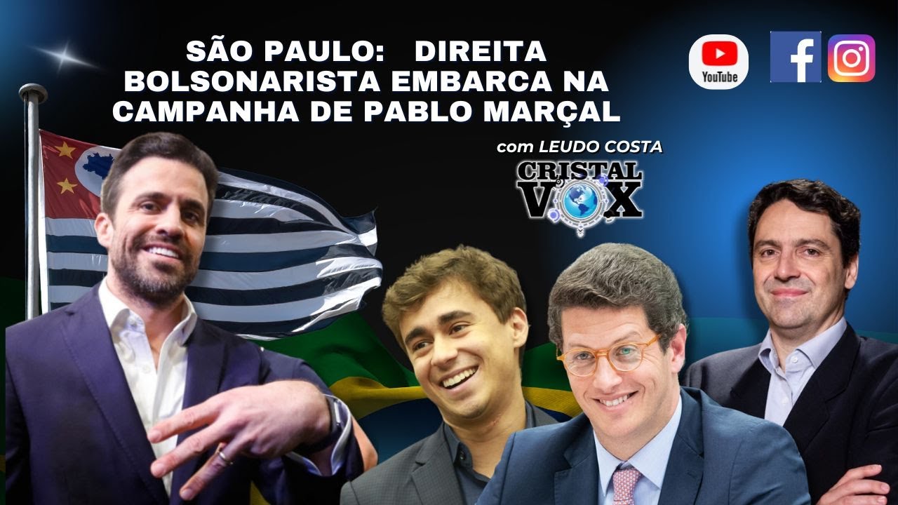 SÃO PAULO:   DIREITA BOLSONARISTA EMBARCA NA CAMPANHA DE PABLO MARÇAL