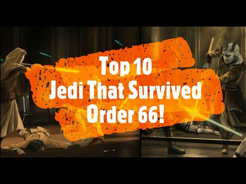 Top 10 Jedi That Survived Order 66!