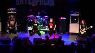Hatesphere. Intro - Drinking With The King Of The Dead - Hell Is Here. Denmark 4 May 2012