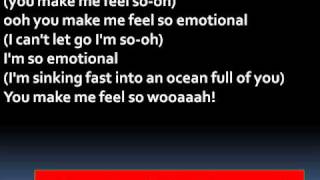 Christina Aguilera - So Emotional Lyrics