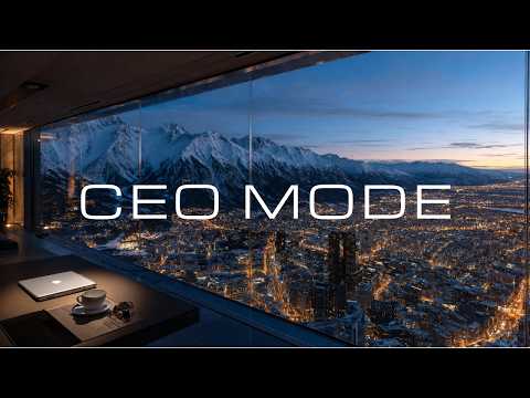 CEO MODE | 5AM Deep Focus Music for Morning Work & Clear Thinking (No Distractions)